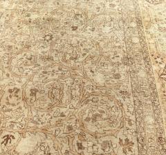 Antique Persian Tabriz Botanic Handmade Wool Carpet - 2443792