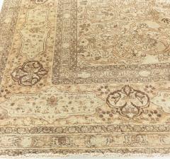 Antique Persian Tabriz Botanic Handmade Wool Carpet - 2443793