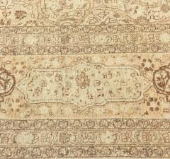 Antique Persian Tabriz Botanic Handmade Wool Carpet - 2443797
