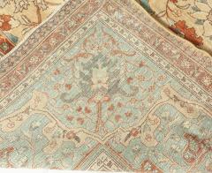 Antique Persian Tabriz Botanic Handmade Wool Rug - 2445361