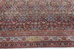 Antique Persian Tabriz Botanic Handmade Wool Rug - 2446609