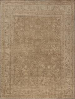 Antique Persian Tabriz Botanic Handmade Wool Rug - 2447014