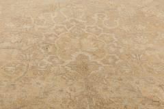 Antique Persian Tabriz Botanic Handmade Wool Rug - 2447015