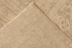 Antique Persian Tabriz Botanic Handmade Wool Rug - 2447019
