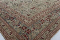 Antique Persian Tabriz Botanic Handmade Wool Rug - 2447513