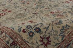 Antique Persian Tabriz Botanic Handmade Wool Rug - 2447515