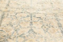Antique Persian Tabriz Botanic Handmade Wool Rug - 2454143