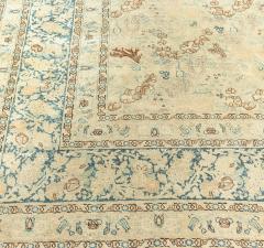 Antique Persian Tabriz Botanic Handmade Wool Rug - 2461739