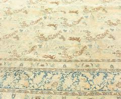 Antique Persian Tabriz Botanic Handmade Wool Rug - 2461740