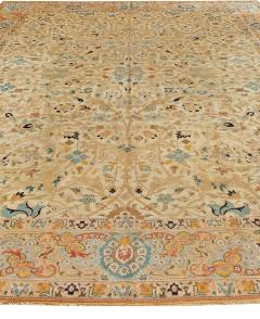 Antique Persian Tabriz Botanic Handwoven Wool Rug - 2447746