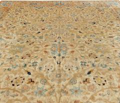 Antique Persian Tabriz Botanic Handwoven Wool Rug - 2447747
