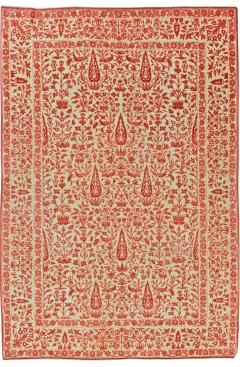 Antique Persian Tabriz Copper Terracotta and Camel Handmade Wool Rug - 3582309