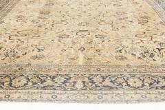 Antique Persian Tabriz Floral Handmade Wool Rug - 2446941