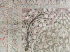 Antique Persian Tabriz Hajji Jalil Rug Very Fine Tree of Life Design - 3965710