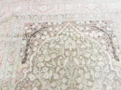 Antique Persian Tabriz Hajji Jalil Rug Very Fine Tree of Life Design - 3965735