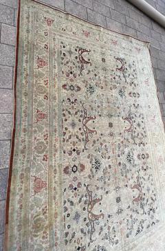 Antique Persian Tabriz Hajji Jalili Carpet The crown Of Persian Rugs - 3971218