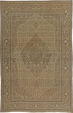 Antique Persian Tabriz Hand Knotted Wool Rug - 2443618