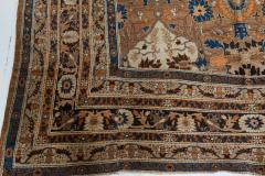 Antique Persian Tabriz Handmade Wool Carpet Size Adjusted  - 2465029