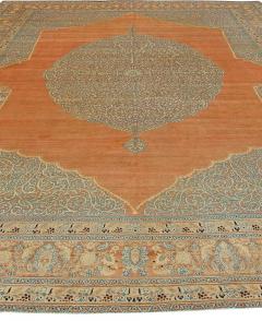 Antique Persian Tabriz Handmade Wool Rug - 2461550