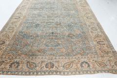 Antique Persian Tabriz Rug in Blue and Brown - 2446705
