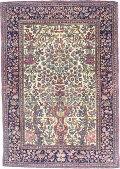 Antique Persian Tehran Rug 47 x 66  - 4269362