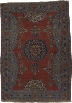 Antique Persian Tehran Rug 51 x 73  - 4269350
