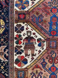 Antique Persian Tribal Afshar Pictorial Rug C 1880s - 3969700