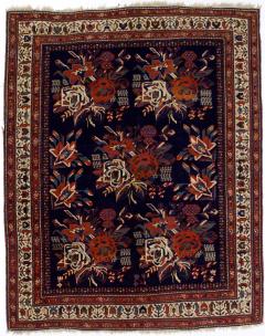 Antique Persian Tribal Afshar Rug 5 2 x 6 6  - 4297264