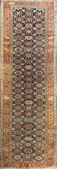 Antique Persian Tribal Bijar Halwai Gallery Carpet - 4099387