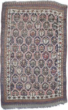 Antique Persian Tribal Khamseh Rug 52 x 8 x 2  - 4355783
