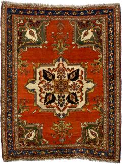 Antique Persian Tribal Qashqai Rug 47 x 59  - 4277298