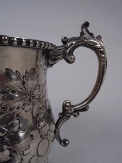 Antique Philadelphia Victorian Classical Coin Silver Baby Cup - 3767226