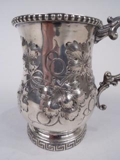 Antique Philadelphia Victorian Classical Coin Silver Baby Cup - 3767227