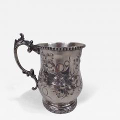 Antique Philadelphia Victorian Classical Coin Silver Baby Cup - 3771670