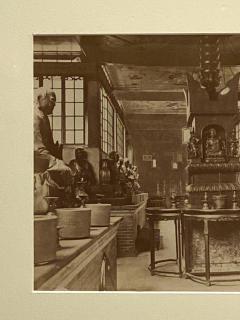 Antique Photograph of an Interior of a Temple - 2210389