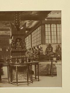 Antique Photograph of an Interior of a Temple - 2210390