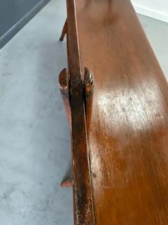 Antique Pine Rustic Spindle Back Long Deacons Bench - 4014283