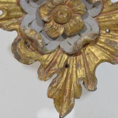 Antique Portuguese Baroque Carved Wooden Ornament Circa 1750 - 4509019