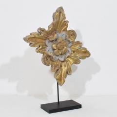 Antique Portuguese Baroque Carved Wooden Ornament Circa 1750 - 4509024