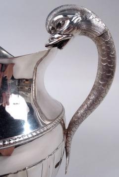 Antique Portuguese Oporto Neoclassical Silver Washing Jug and Basin - 4346922