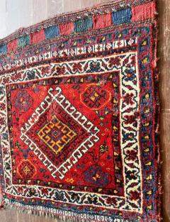 Antique Qashqai Persian Rug Bag - 3973948