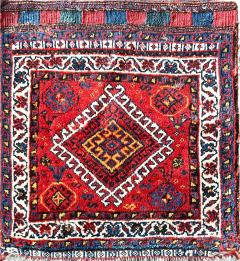 Antique Qashqai Persian Rug Bag - 4159591