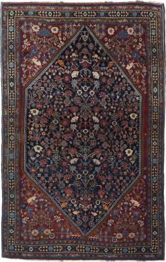 Antique Qashqai Rug 5 9 x 7 6  - 4405464