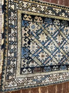 Antique Qashqai bag Rug Unusual Star Rug - 3971670