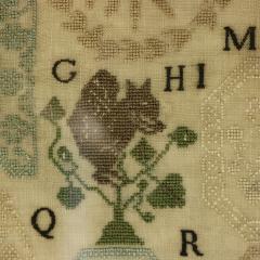 Antique Quaker Sampler 1809 Mary Grigg Banwell - 4814434