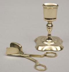 Antique Queen Anne Period Brass Candle Snuffer - 1689720