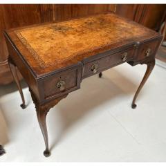 Antique Queen Anne Style Work Table or Small Desk - 3146312