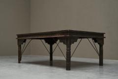 Antique Rajasthan Courtyard Door Dining Table 19th Century - 4396253