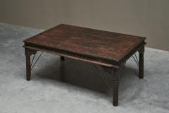 Antique Rajasthan Courtyard Door Dining Table 19th Century - 4396254