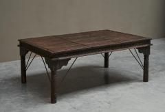 Antique Rajasthan Courtyard Door Dining Table 19th Century - 4396255
